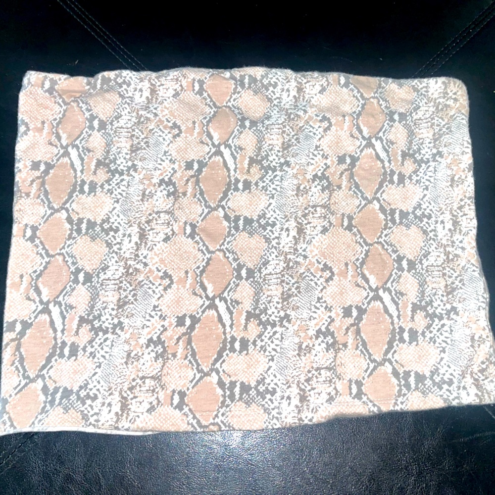 American Eagle animal print tube top size large